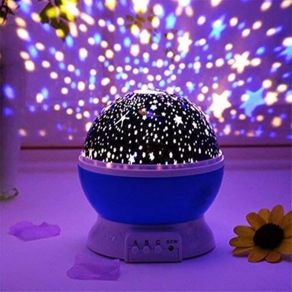 ElectVibes Star Master Galaxy Night Projector Lamp Ceiling Led Light 360° Rotating,Colorful Lights Starry Space Projection Home Room Decoration Design, Toys Gift for Kids Boy Girl, and Romantic Bed Ambiance, Plastic, Multicolor, USB Cable