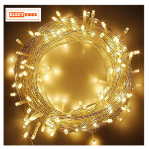 ELECTVIBES  DHOOM LED Pixel Light  40 LED, 12 Meter LED Pixel String Light | 360° Decorative Serial Lights with Copper Wire for Diwali, Christmas, Wedding & Home Decoration | Energy-Efficient Fairy Light (WARM WHITE)