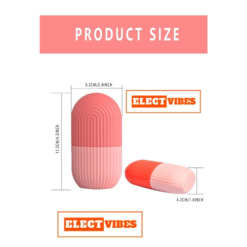 ELECTVIBES Silicone Ice Face Roller – Facial Cube for Eye & Neck Massage, Dark Circle Removal, Pore Shrinking, Skin Care & Beauty Tool – Multicolor (Pack of 1) - Image 16