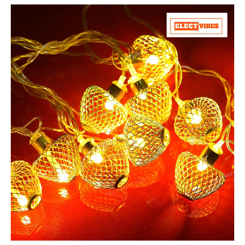 ELECTVIBES Apple Metal String Lights 3M, 14 Led – Perfect for Indoor/Outdoor Decoration for Diwali, Christmas, Birthday, Navratri, and Valentine’s Day Gifts (Warm White) - Image 9