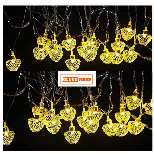ELECTVIBES Apple Metal String Lights 3M, 14 Led – Perfect for Indoor/Outdoor Decoration for Diwali, Christmas, Birthday, Navratri, and Valentine’s Day Gifts (Warm White) - Image 11