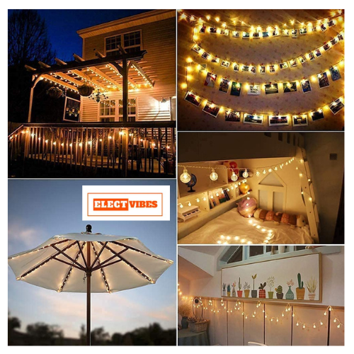 ELECTVIBES Apple Metal String Lights 3M, 14 Led – Perfect for Indoor/Outdoor Decoration for Diwali, Christmas, Birthday, Navratri, and Valentine’s Day Gifts (Warm White) - Image 12