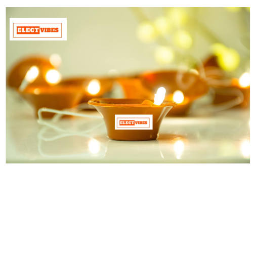 ElectVibes Brown Diya String Light 14 LED, 3 Meter Length Fairy Decoration Diya Lamp Light for Bedroom Decor, LED Pixel Series Light for Indoor, Outdoor Festival Decoration (Warm White, Plug-in) - Image 9