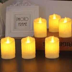Electvibes Plastic Decor Tealight Mini LED Candles