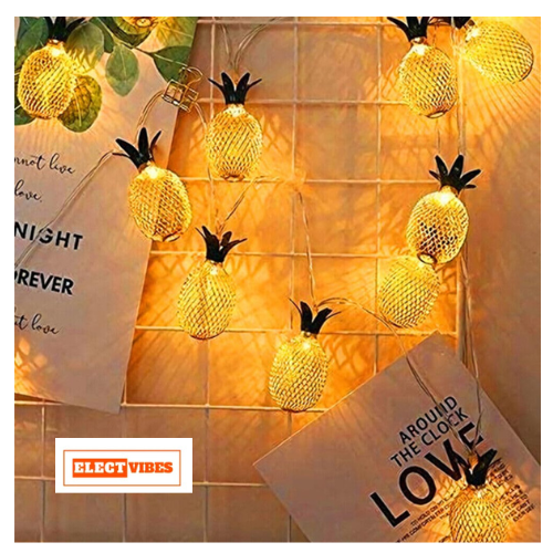 ElectVibes Pineapple LED 3M, 16 Led perfect for Diwali Lighting (Plug-in) - Image 6