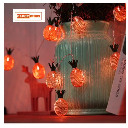 ElectVibes Pineapple LED 3M, 16 Led perfect for Diwali Lighting (Plug-in) - Image 13