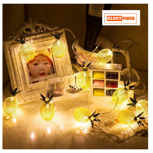 ElectVibes Pineapple LED 3M, 16 Led perfect for Diwali Lighting (Plug-in) - Image 17