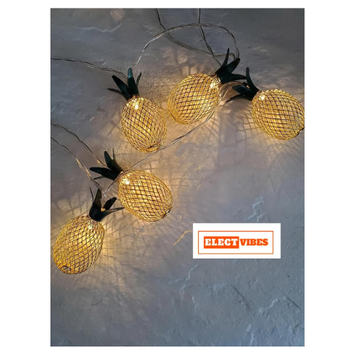ElectVibes Pineapple LED 3M, 16 Led perfect for Diwali Lighting (Plug-in) - Image 10