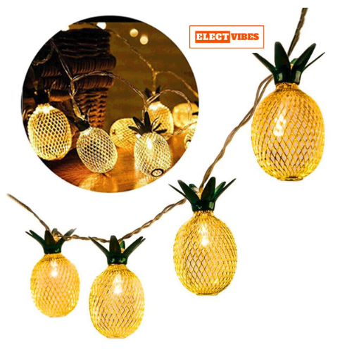 ElectVibes Pineapple LED 3M, 16 Led perfect for Diwali Lighting (Plug-in) - Image 4