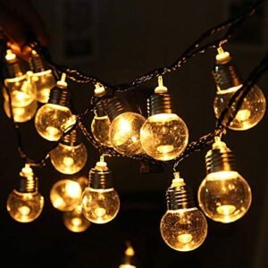 ElectVibes Crystal Bulb LED String Light 16 LED 3 Meter Warm White Fairy String Light for Indoor Outdoor Diwali Decoration Light Plug-in (Warm White)