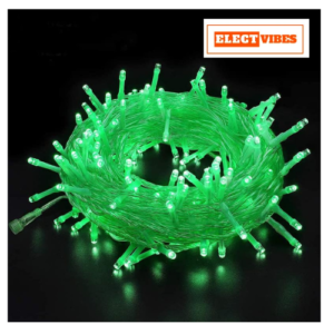 ELECTVIBES  DHOOM LED Pixel Light  40 LED, 12 Meter GREEN  LED Pixel String Light | 360° Decorative Serial Lights with Copper Wire for Diwali, Christmas, Wedding & Home Decoration | Energy-Efficient Fairy Light