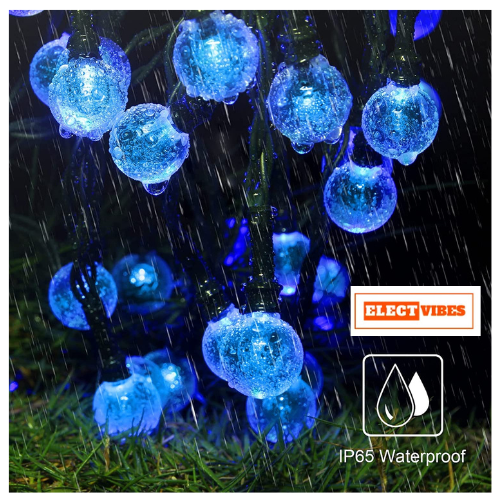 ELECTVIBES Crystal Ball LED String Light 14 LED, 3 Meter With Heavy Plug-In Crystal Ball String Lights Waterproof Fairy Lights for Bedroom, Garden, Diwali, Christmas, Wedding & Party Decoration WARM WHITE (PACK OF 1) - Image 14