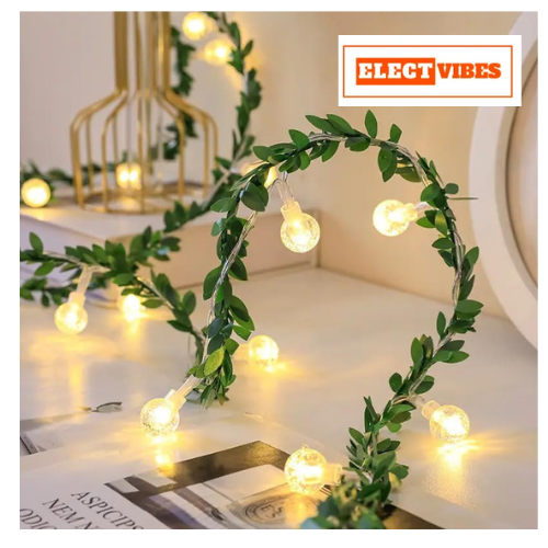 ELECTVIBES Crystal Ball LED String Light 14 LED, 3 Meter With Heavy Plug-In Crystal Ball String Lights Waterproof Fairy Lights for Bedroom, Garden, Diwali, Christmas, Wedding & Party Decoration WARM WHITE (PACK OF 1) - Image 30