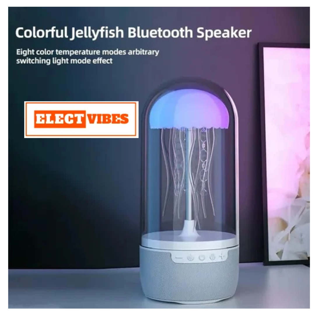ELECTVIBES Jellyfish Lamp Bluetooth Speaker Floating Effect (PACK OF 1) - Image 2