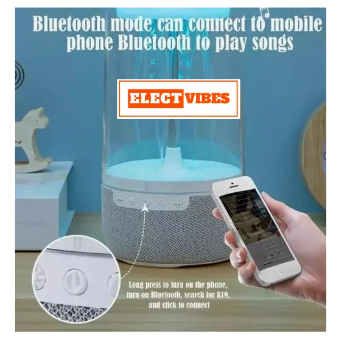 ELECTVIBES Jellyfish Lamp Bluetooth Speaker Floating Effect (PACK OF 1) - Image 3