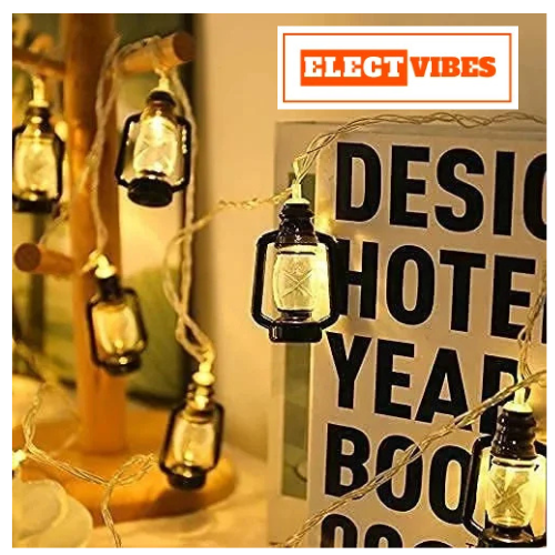 ELECTVIBES Lantern String Light 4 Meter, 16 Led String Lights– Decorative Waterproof Fairy Lights for Indoor/Outdoor, Garden, Diwali, Christmas, Wedding, Party & Festival Decoration (Pack of 1) - Image 7