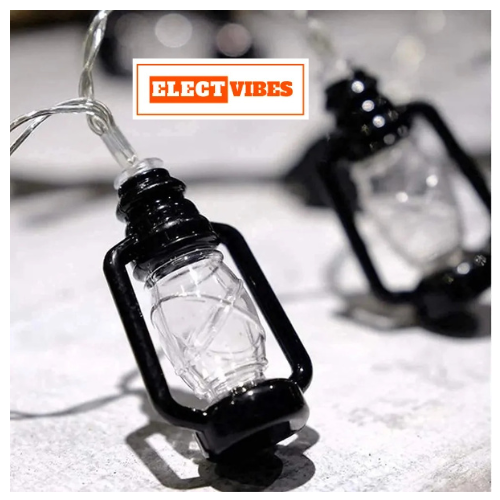 ELECTVIBES Lantern String Light 4 Meter, 16 Led String Lights– Decorative Waterproof Fairy Lights for Indoor/Outdoor, Garden, Diwali, Christmas, Wedding, Party & Festival Decoration (Pack of 1) - Image 5