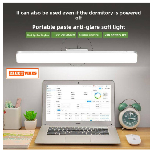 ELECTVIBES USB Rechargeable Magnetic Cabinet Light | Straight Edge LED Under Cabinet Lamp with 3-Color Dimmable & 1200mAh Battery | Kitchen, Closet & Bedroom with Remote (PACK OF 1) - Image 3
