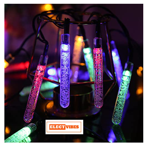 ELECTVIBES Stick Drop LED String Light 14 LED, 3 Meter With Heavy Plug-In – Decorative Waterproof Fairy Lights for Indoor/Outdoor, Garden, Diwali, Christmas, Wedding, Party & Festival Decoration( Pack of 1)WARM WHITE - Image 19