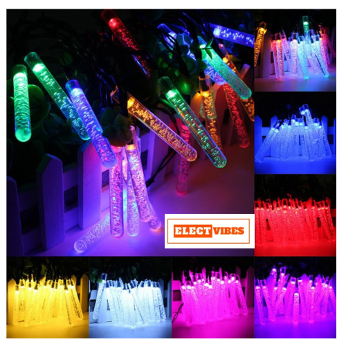 ELECTVIBES Stick Drop LED String Light 14 LED, 3 Meter With Heavy Plug-In – Decorative Waterproof Fairy Lights for Indoor/Outdoor, Garden, Diwali, Christmas, Wedding, Party & Festival Decoration( Pack of 1)WARM WHITE - Image 23