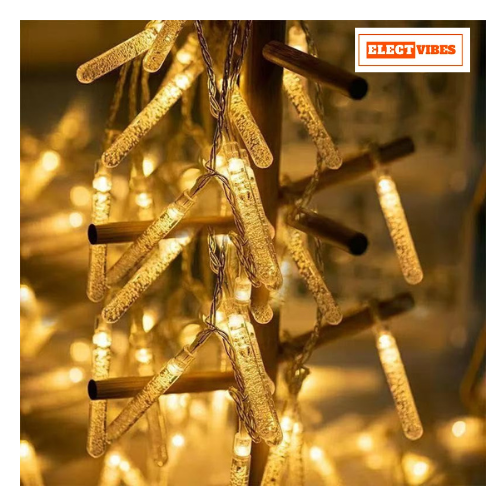 ELECTVIBES Stick Drop LED String Light 14 LED, 3 Meter With Heavy Plug-In – Decorative Waterproof Fairy Lights for Indoor/Outdoor, Garden, Diwali, Christmas, Wedding, Party & Festival Decoration( Pack of 1)WARM WHITE - Image 12